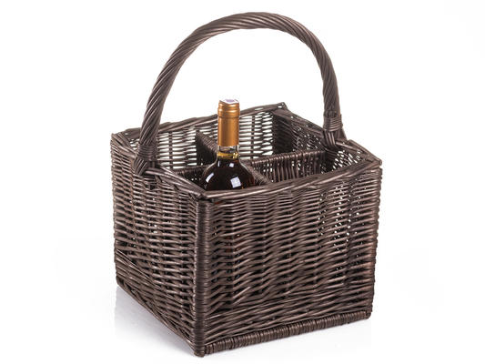 Kôš piknikový prútený Provence na fľaše Bran IV.