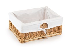 Prútená zásuvka s látkou Eske II.
